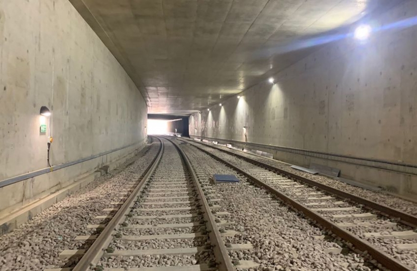 Werrington Rail Tunnel inside