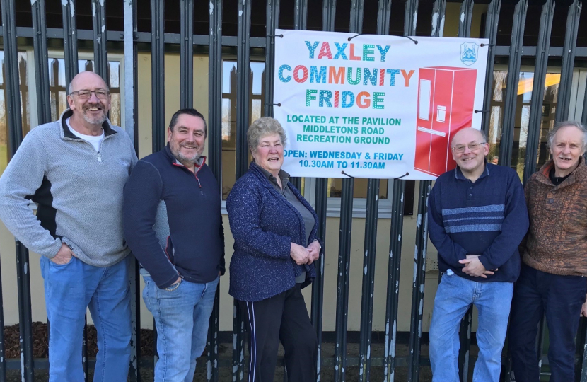 Yaxley Community Fridge Kev and team