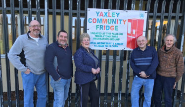 Yaxley Community Fridge Kev and team